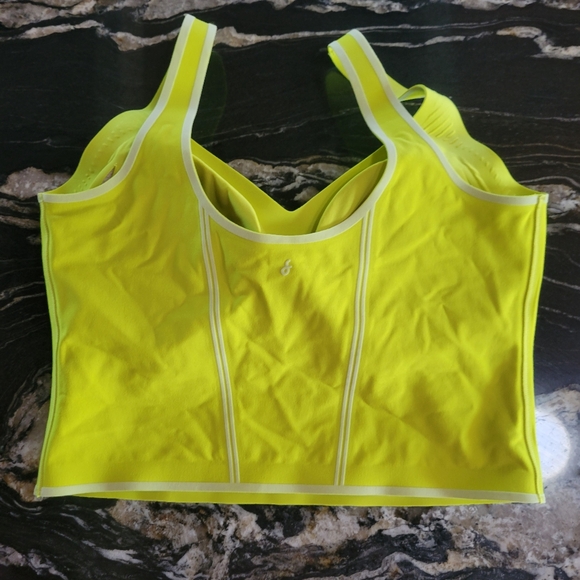 Fanka Yellow Body Sculpt Bra Tank - Picture 3 of 5
